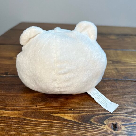 RMS Int’l reversible bear white brown plush stuffed animal smile - Picture 7 of 10